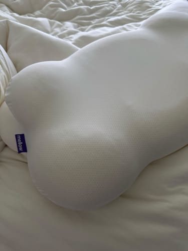 CloudAlign pillow photographed by Stephanie K.
