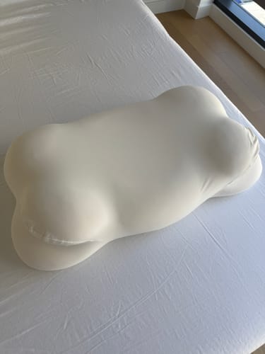 CloudAlign pillow photographed by Jessica L.