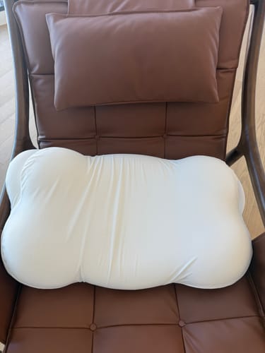 CloudAlign pillow photographed by Emily P.