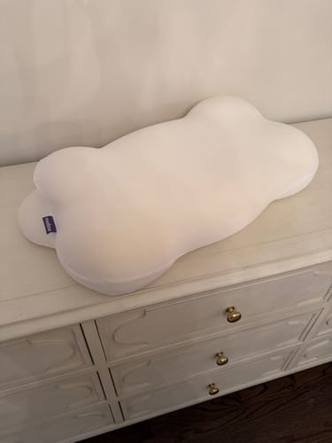 CloudAlign pillow photographed by Brooke S.